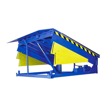 TUHE 12T Warehouse Stationary Container Truck Unloading Loading Hydraulic Dock Ramp